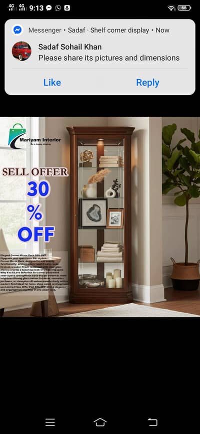 shelf corner and wall shelf