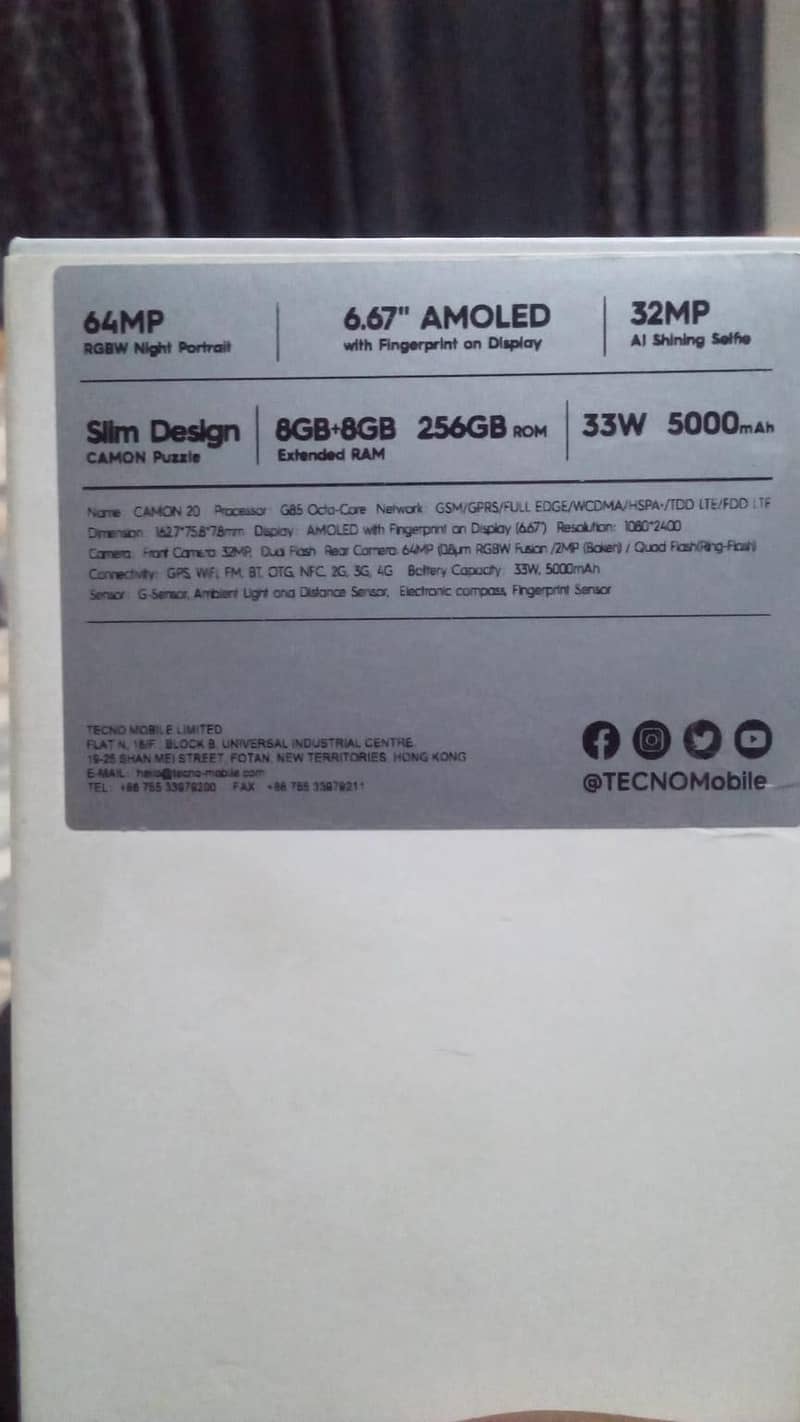 Tecno CAMON 20 2