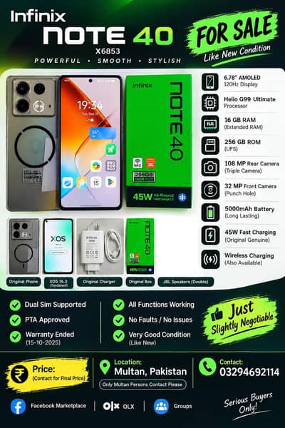 Infinix Note 40