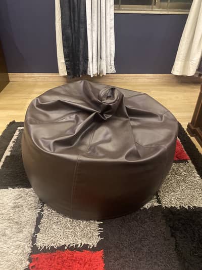 Brown bean bag (PRICE NEGOTIABLE)