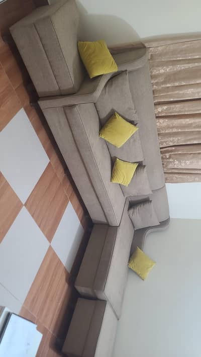 L shaped sofa