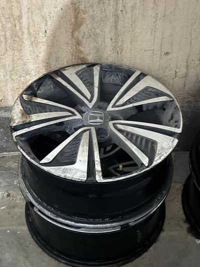 Civic turbo rims for sell in good condition