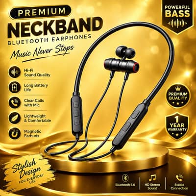 Wireless Neckband Bluetooth