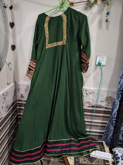 green maxi 3 piece