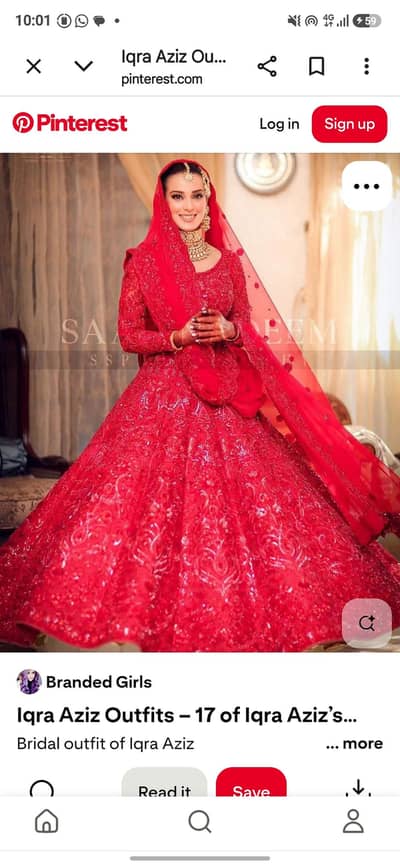 iqra aziz wedding outfit redesign