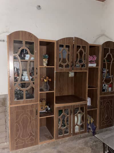 “Beautiful Multi-Purpose Showcase with TV Space & Storage – For Sale”