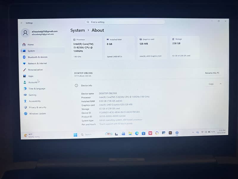 Hp pro book 2