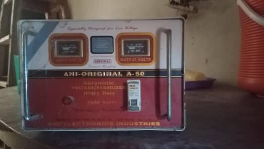 ANI-Original A-50 5000-watt heavy-duty automatic voltage stabilizer.