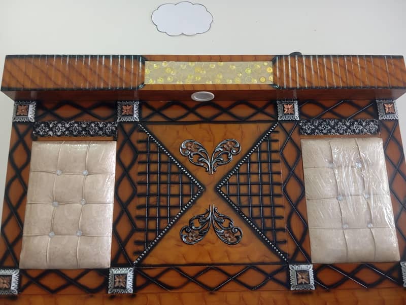 Bed with Side table and Dressing table 2