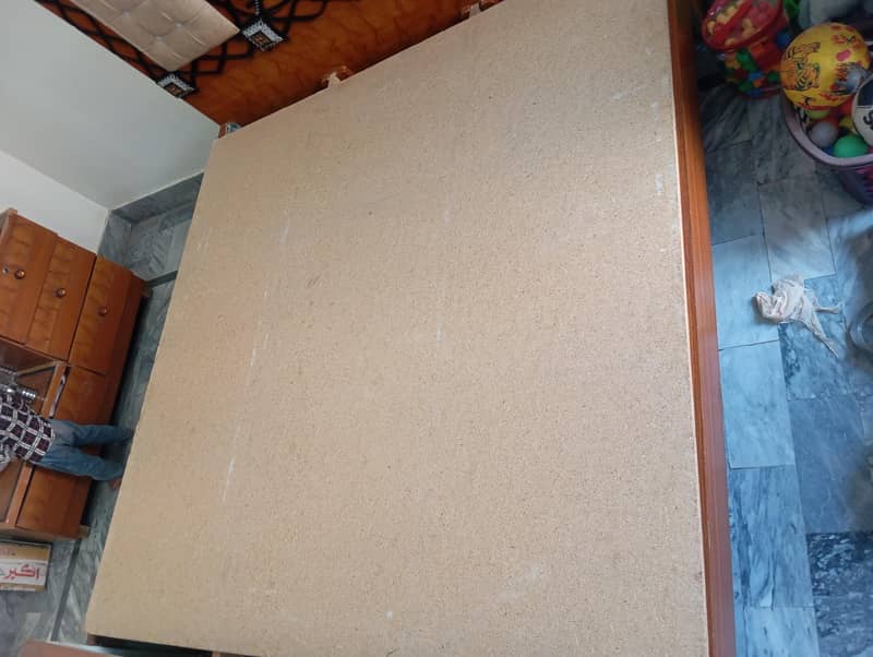 Bed with Side table and Dressing table 6