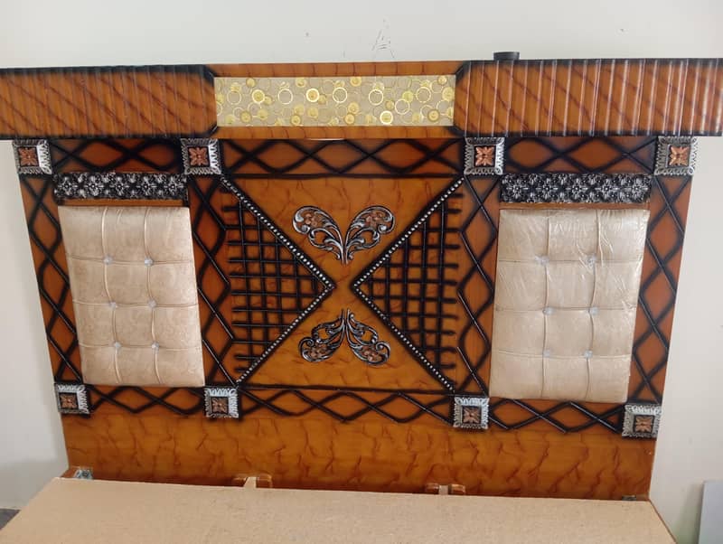 Bed with Side table and Dressing table 9