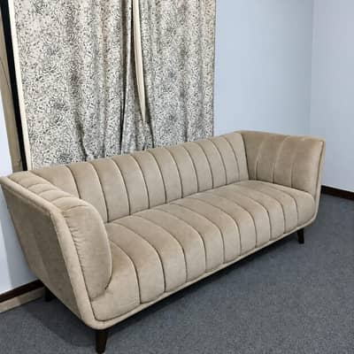 Luxury Modern 3+2 Cushion Sofa Set for Living Room