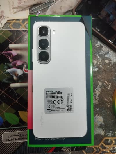 Infinix hot 60i 10/9 condition 6+6/128 GB box and original charger