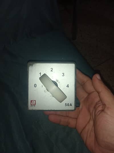 AVE 50A Heavy Duty Rotary Phase Selector / Changeover Switch