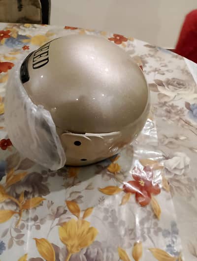 helmet Brand new half face Imported Medium to Large Colour Silver,