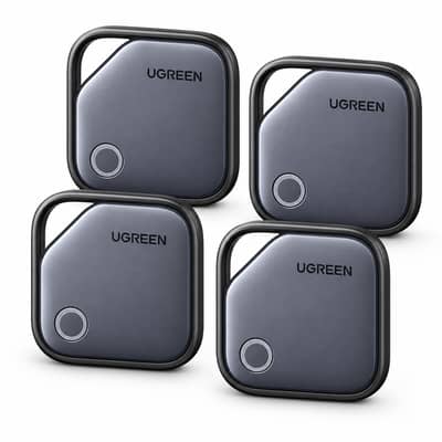 UGREEN FineTrack (4 Pack) Tracker Compatible with Apple Find My iOS