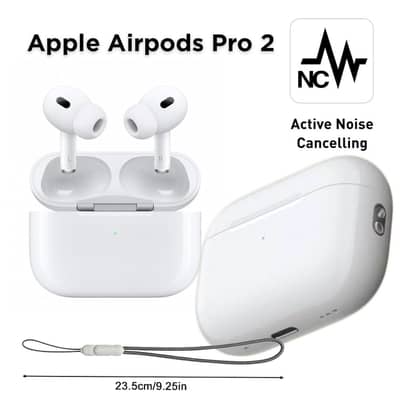 Apple Airpods Pro2 / Pro3 ANC Air pods White Black Pro 2 3 2nd 3rd Gen