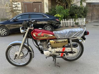 Honda CG 125 special gold unregistered whatsapp 03292264339