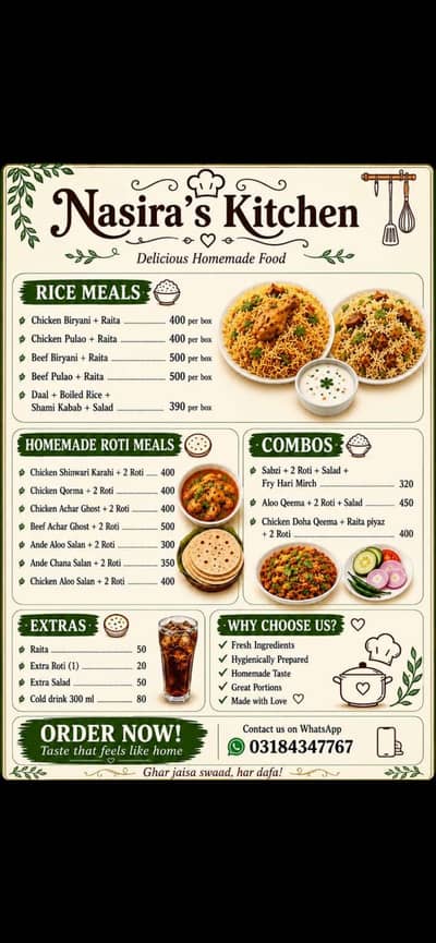 Home made food