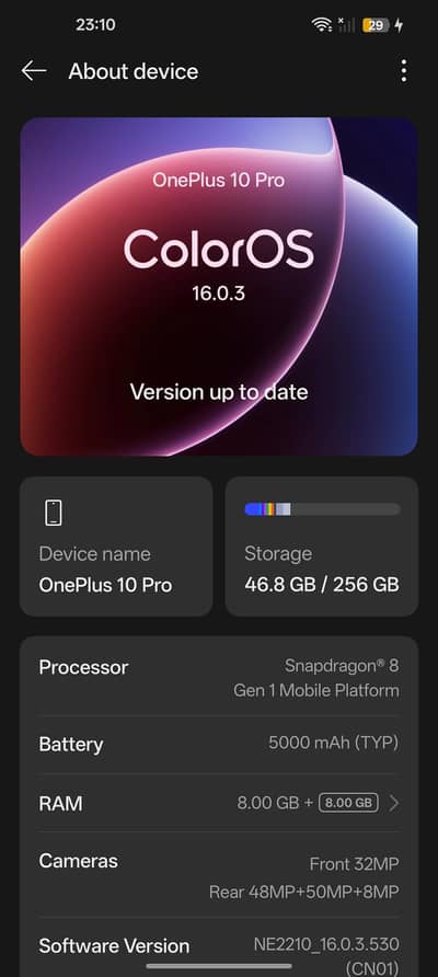 One Plus 10 Pro