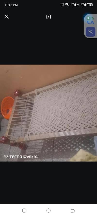 wooden charpai