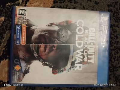 Call of duty black ops cold war ps4 original dvd like new