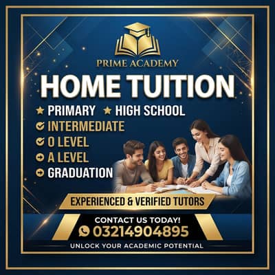Home tutors| all classes & subjects/ Johar Town, Wapda, DHA/ All LHR