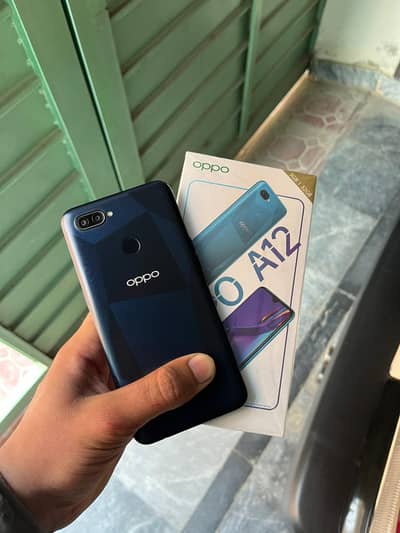 OPPO A12 lush condition with full box