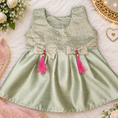 Beautiful Mint Green Girls Party Dress