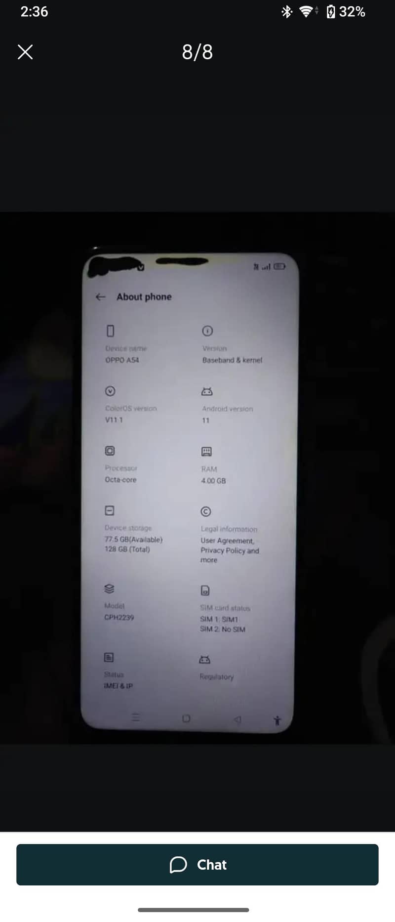 OPPO A54 8