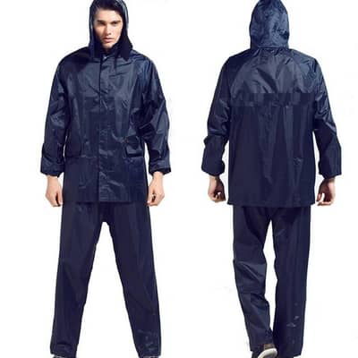 Waterproof Raincoat Jacket With Trouser For Men