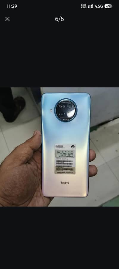 redmi note 9 pro 5G 8gb 256gb non pta 4 mont sim hai