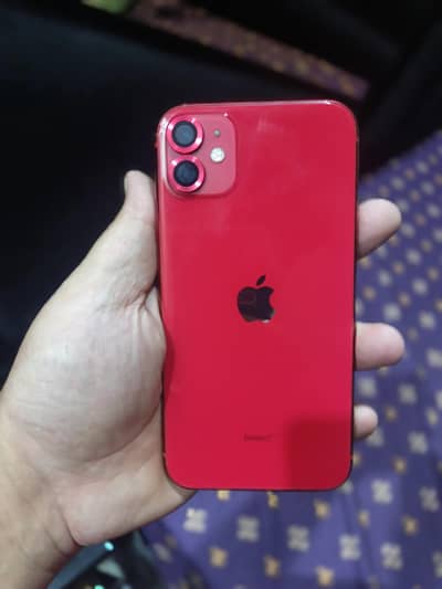 Apple iPhone 11 red color 128 gb water pack