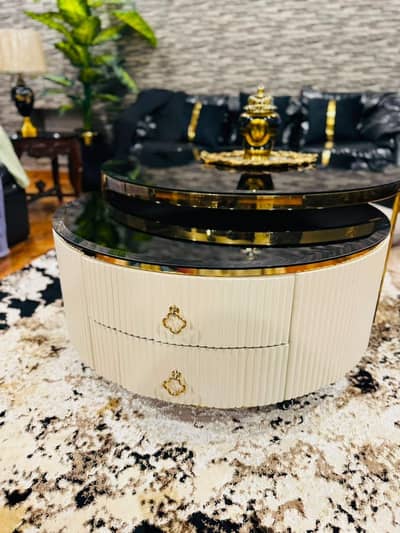 Centre Table Electroplated Gold