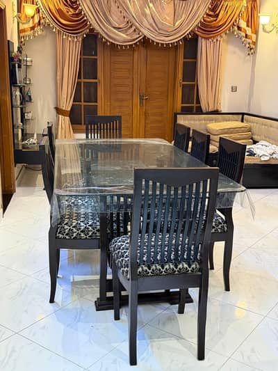 Urgent Sale Dining Table With 8 Chairs First Come First