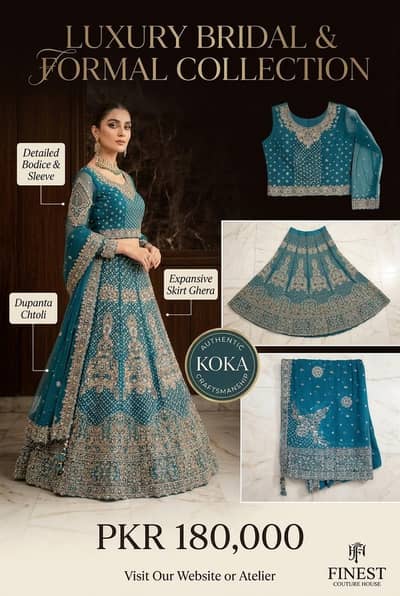Elegant Bridal Party Wear | Heavy Embroidered Maxi | Premium Dupatta