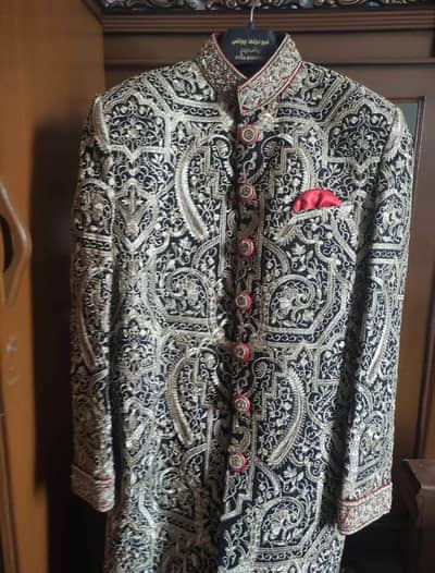 Slim fit groom dress / sharwani