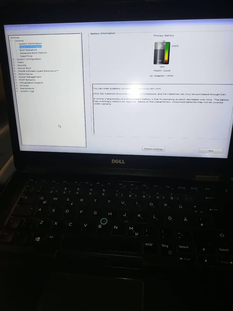DELL Latitude E5470 6