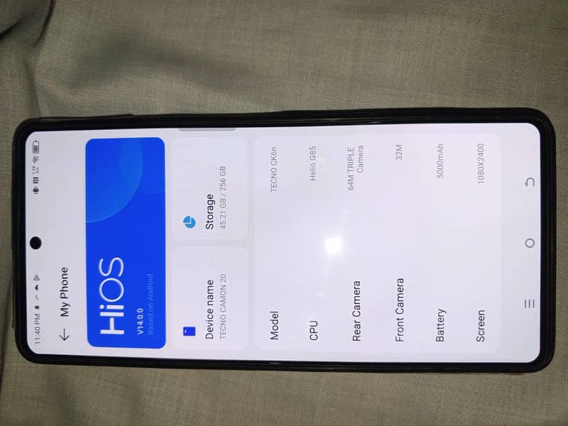 Tecno CAMON 20 5