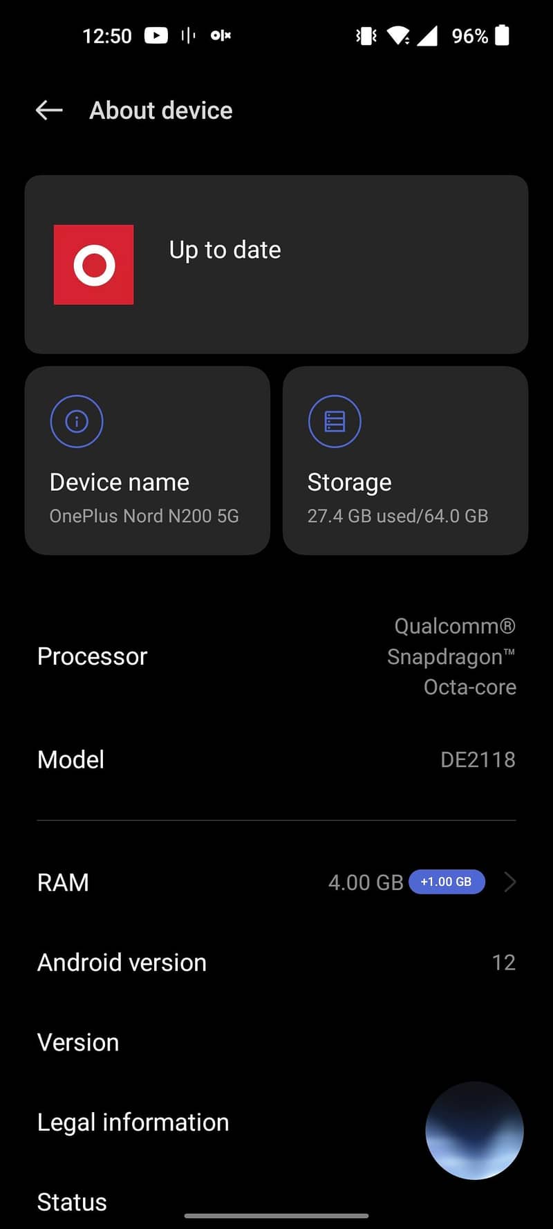 OnePlus Nord N200 5G 3