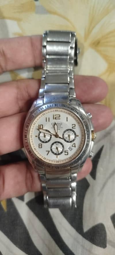 Antique Casio Edifice Chronograph Watch