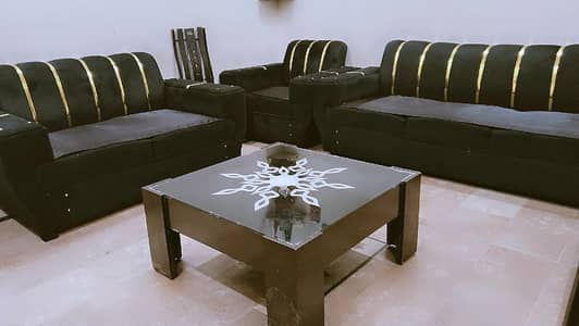 sofa set and table
