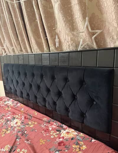 Black velvet bed for sale
