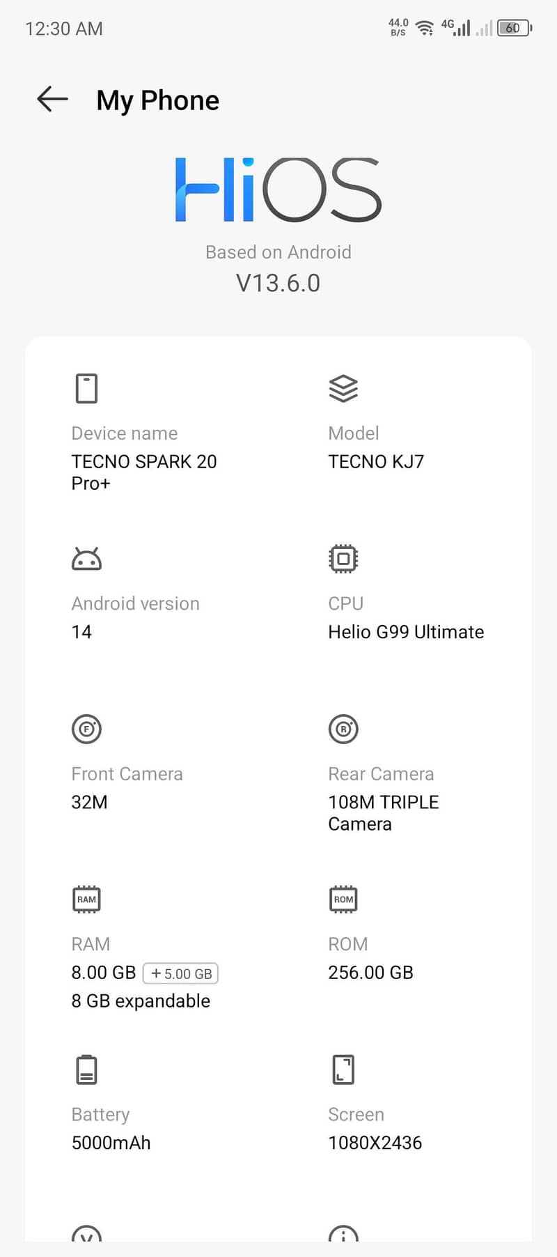 Tecno Spark 20 Pro Plus 5