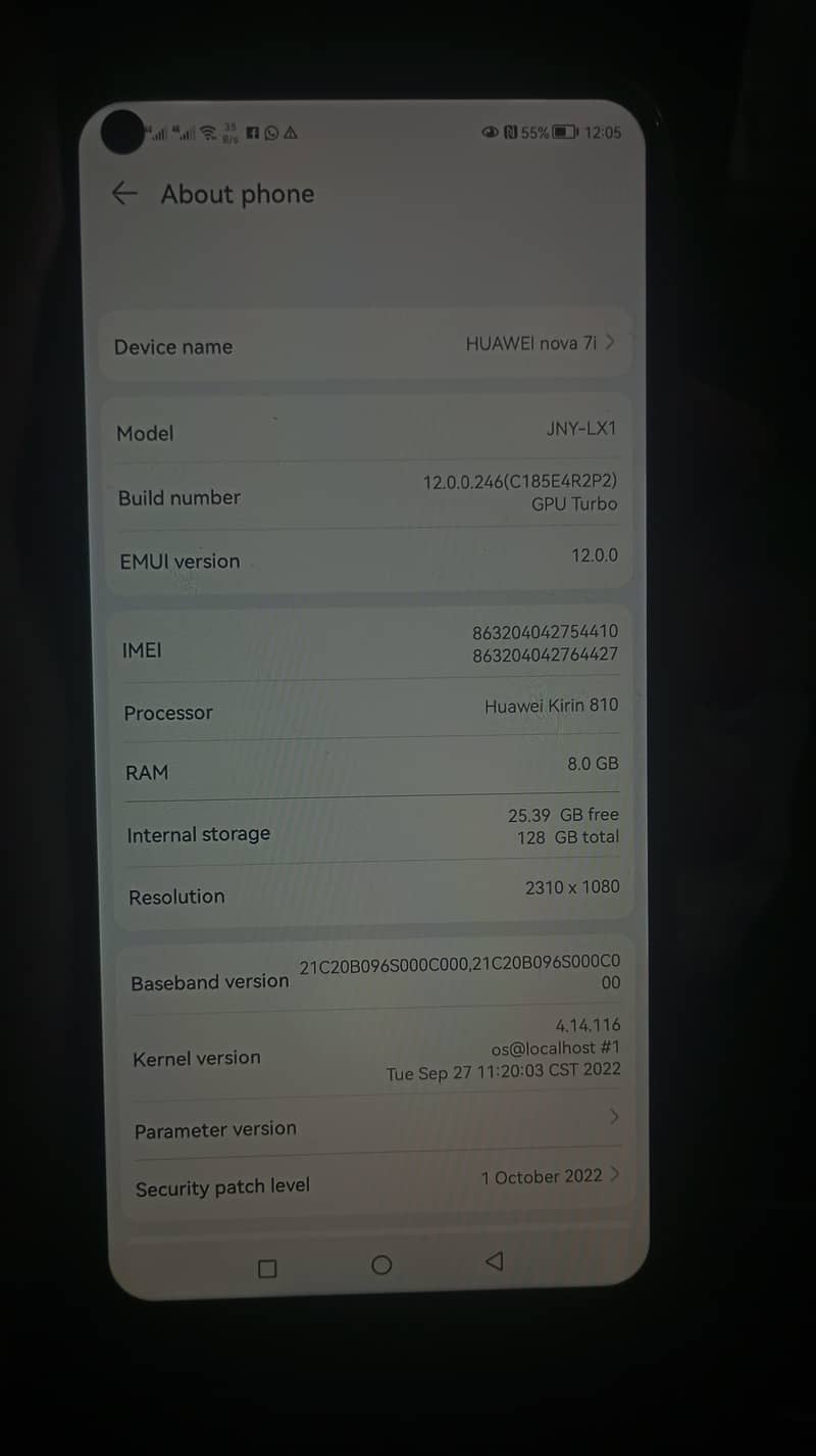 Huawei Nova 7i 6