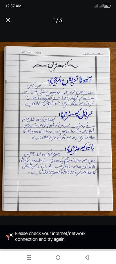 Urdu Typing and Writing Services