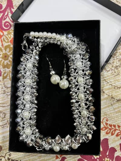 Silver jewelry set
