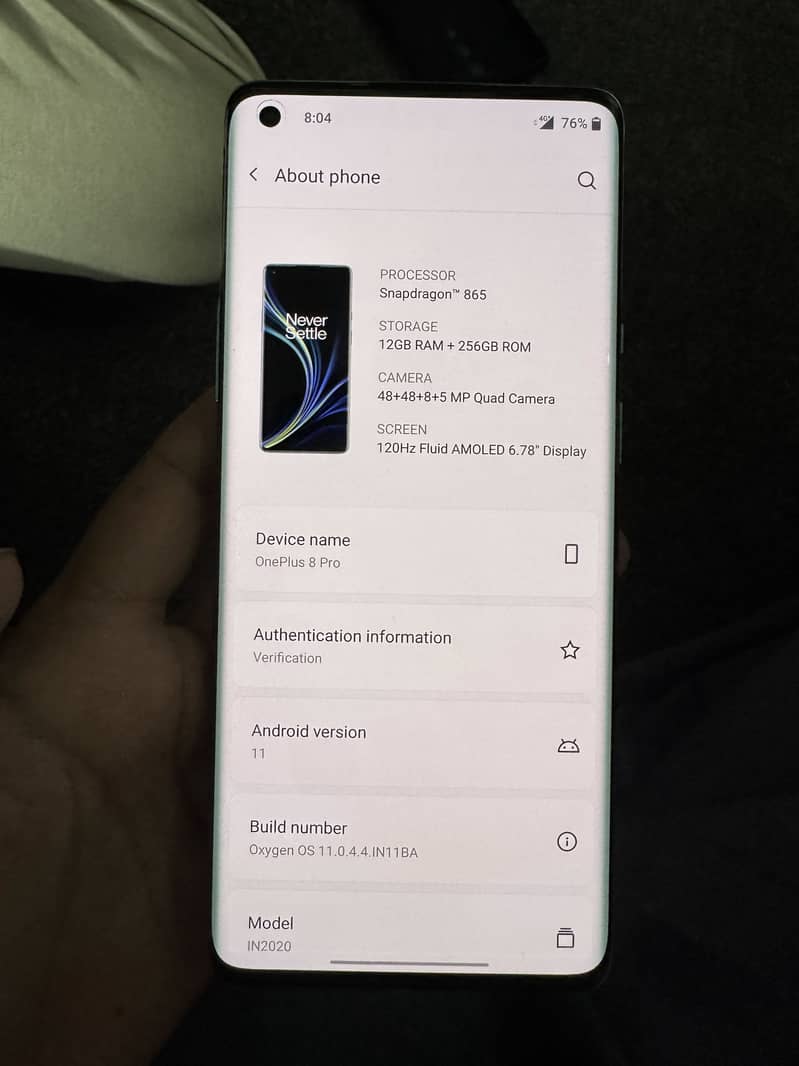 One Plus 8pro 5