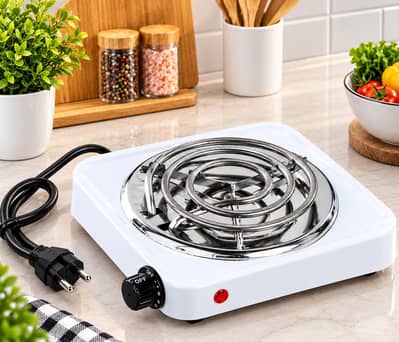 Portable Electric Stove Hot Plate with Adjustable Temperature Control
