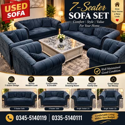 7-Seater Sofa Set!